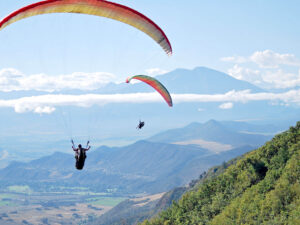 imagen de vuelo en parapente
