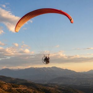 ejemplo de vuelo en paramotor